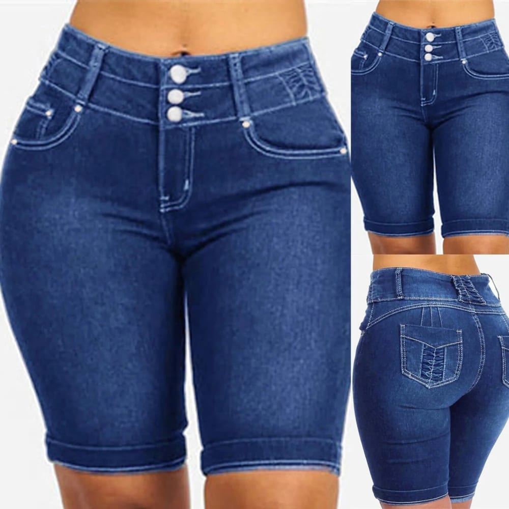 Summer New Fashion Women Denim Skinny Shorts